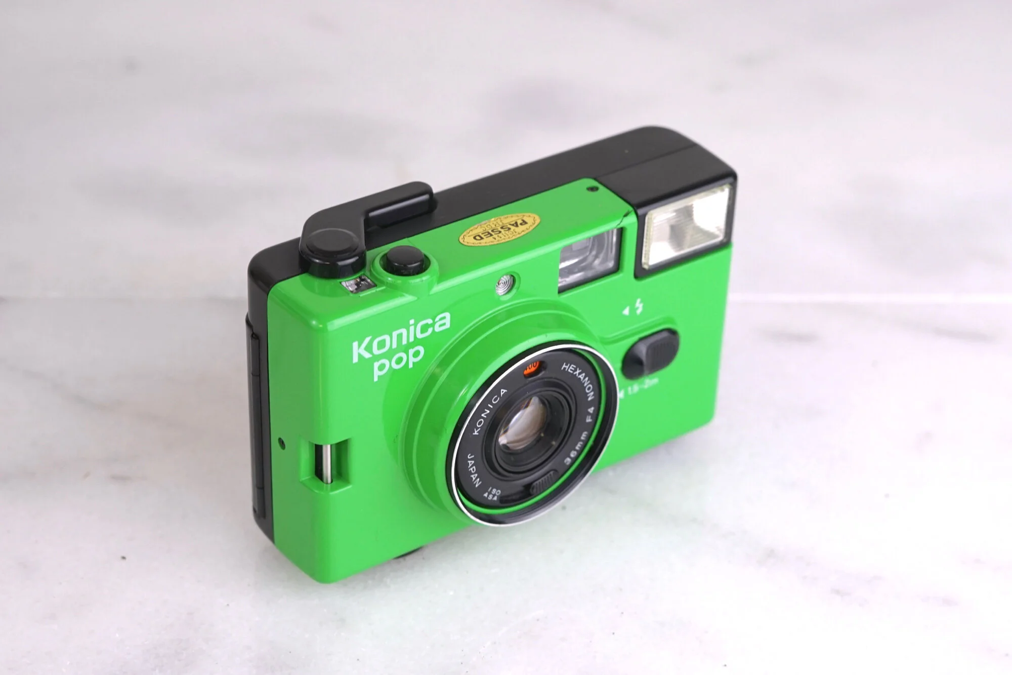 Konica Pop 35mm Point and Shoot Film Camera with Case, Original